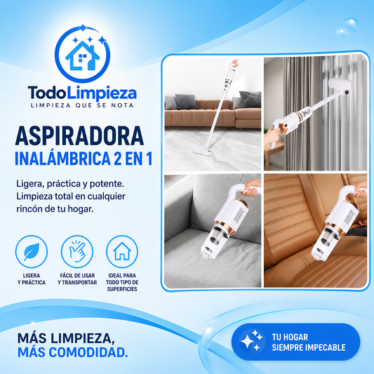 Aspiradora Inalámbrica Recargable