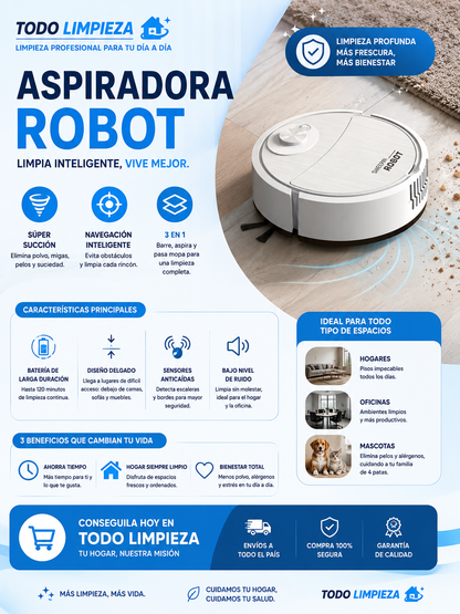 Aspiradora Robot Inteligente